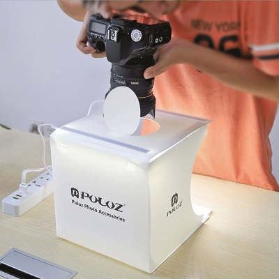 家用中号补光灯 灯棚迷你摄影棚小k型40cm拍照补光箱易收纳便捷