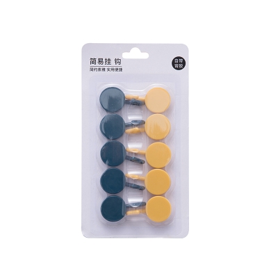 厂家10 PCs creatlive bathroom nail-free adhesive hook Nordic