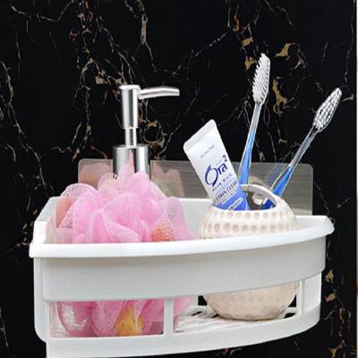 速发Plastic Corner Shelf Storage Bathroom Accessory Rack Hol