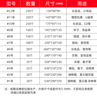 纸箱子快递打 箱子 政物流小纸盒搬家整理大号特硬包装 包邮