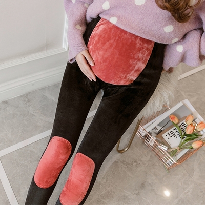 保暖棉裤 加肥大码 外穿加绒加厚F踩脚打底袜裤 冬季 200斤 孕妇一体裤