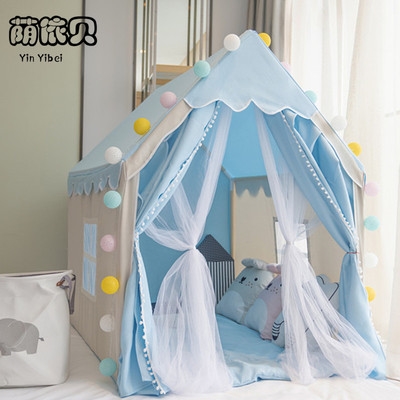 推荐 儿童帐篷游戏屋室内男女孩公主城堡小房子家用分床神器宝宝玩