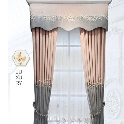 Warm style shadeK cloth lace shading embossedV curtain E