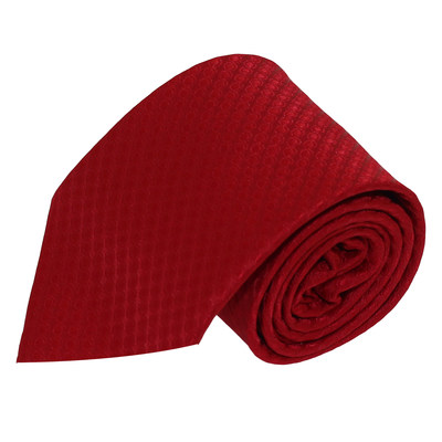 极速Red Men Wedding Party Necktie Polyester Silk Jacquard Ti