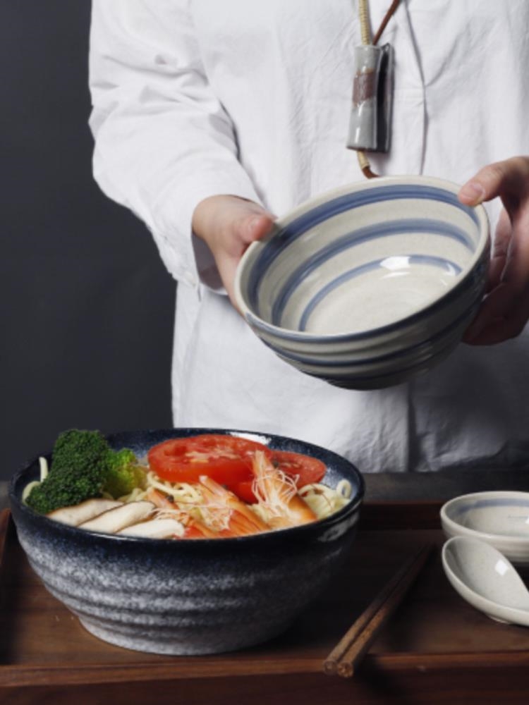 厂家Japanese style ramen bowl ceramic Noddle bowl cVommercia