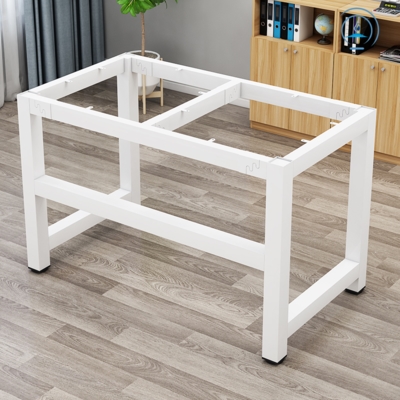 新款卡扣式金属桌架电脑办公桌铁架子定制吧台桌脚支架铁艺桌子腿