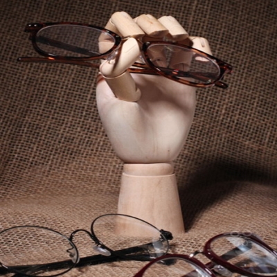 推荐太阳眼镜创意橱窗展示道具装饰柜台摆放墨镜展会陈列架子实木