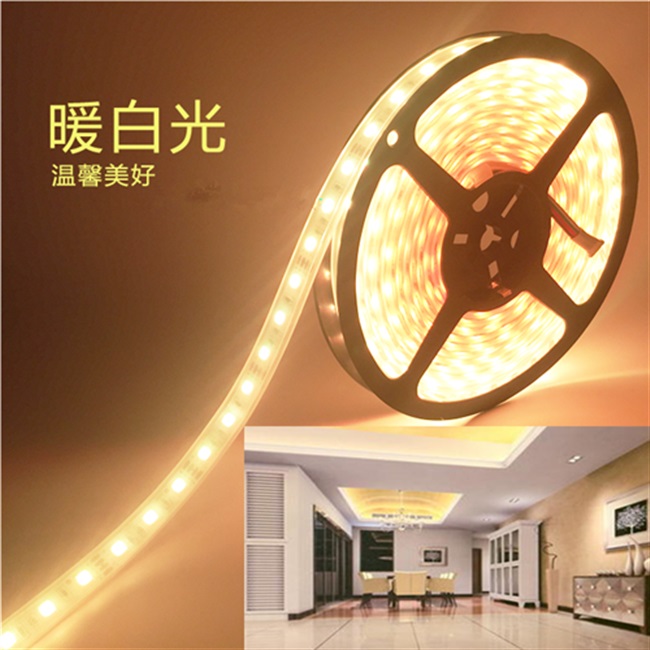 速发12vled灯带24v5050/5630高亮家用led灯带12v柜台灯箱套管裸版