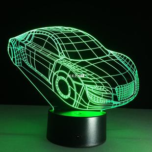 Car Automobile Charge 速发3D Shape Light Deco Motor USB Touc