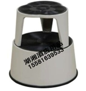 钢书踏圆形书踏钢制脚踏 书梯凳垫脚凳 登L高凳塑料书踏书凳二梯