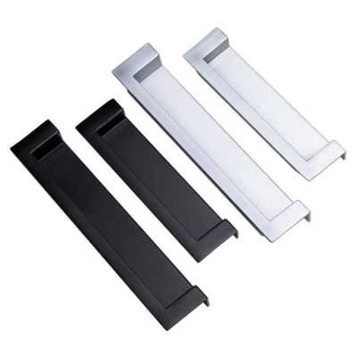 黑色暗装拉手美式挖槽抽屉把手衣柜内柜门小拉手内嵌平拉手,基础建材,小拉手,淘宝优惠券,粉丝福利购,淘宝优惠卷