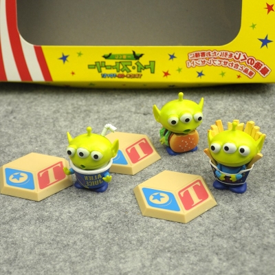 搞笑三眼a怪 汉堡包三眼仔 摆件公仔 车载卡通 巴斯 玩具总动员