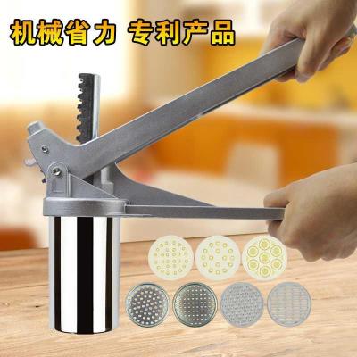 新品多面手不锈钢面条机手动压面c机家用压面器小型饸饹机空心面