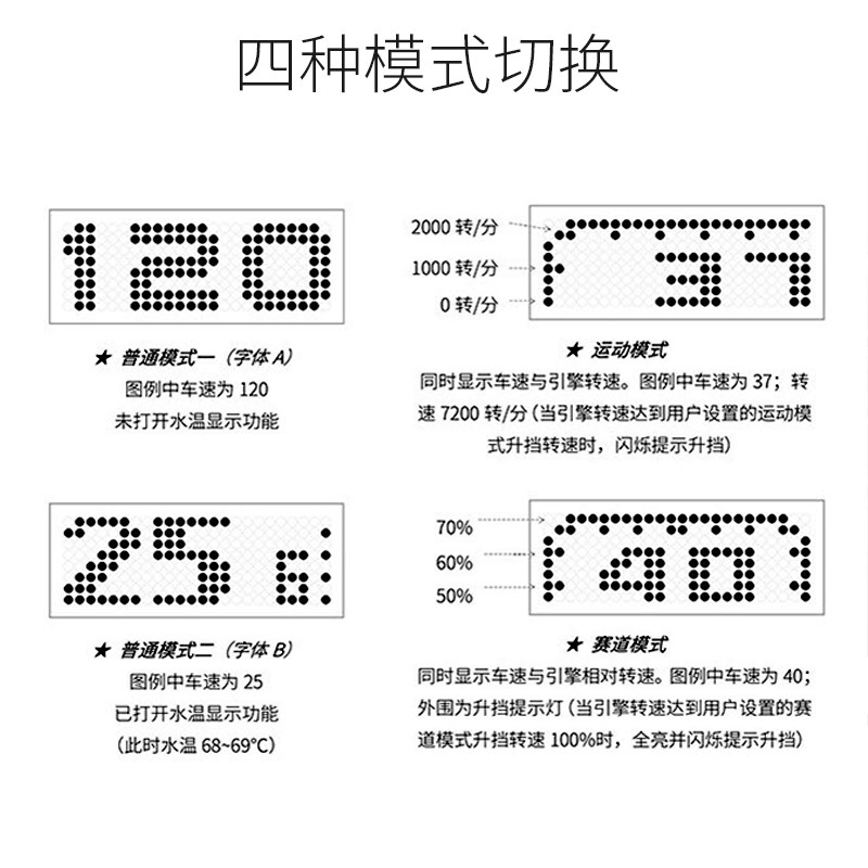 速发车载电动N自动升降hud抬头显示器汽车OBD多功能车速无重影投