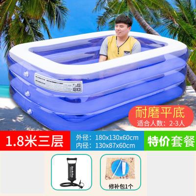 儿童充x气游泳池家用超大号宝宝婴儿游泳桶户外g成人小孩加厚 推荐