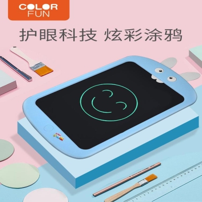 儿童智能液晶手写k板家用小黑板无尘彩色涂绘画画板宝宝电子写字