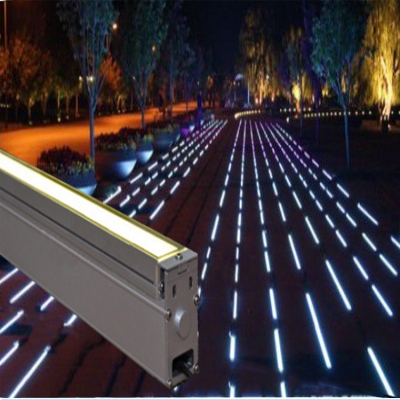 速发led长条地埋灯方形户外防水线性透光嵌入式广场条形七彩地砖