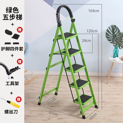 衣柜户外收缩室外梯子固定家用简易折叠三角升降轻便W型室内梯家