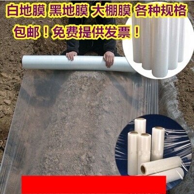 农用黑色白色布l白色薄膜透明地膜中膜加厚膜无滴大棚塑料i.