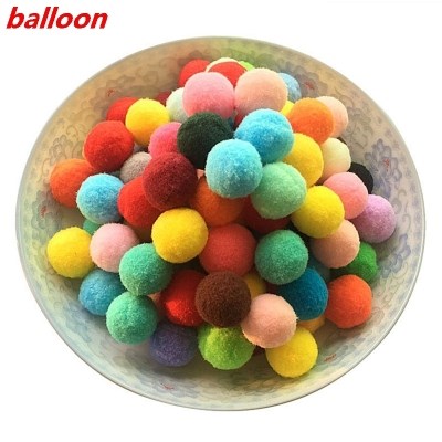 网红50pcs/lot 25mm Multicolor Pompom Fur Wholesale For Craft 节庆用品/礼品 气球 原图主图