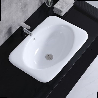 速发Basinm semi-embedded washing basin elliptical wash basin