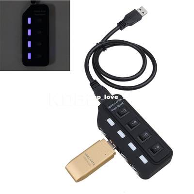 Port USB Hub S per SpeedC USB 3.0 Hub LEDuIndiv