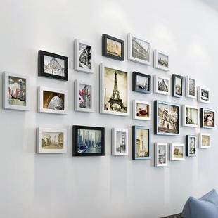 9宫格相框简约照片墙装 饰创意连体挂墙照片组合5 7寸相片框像框架
