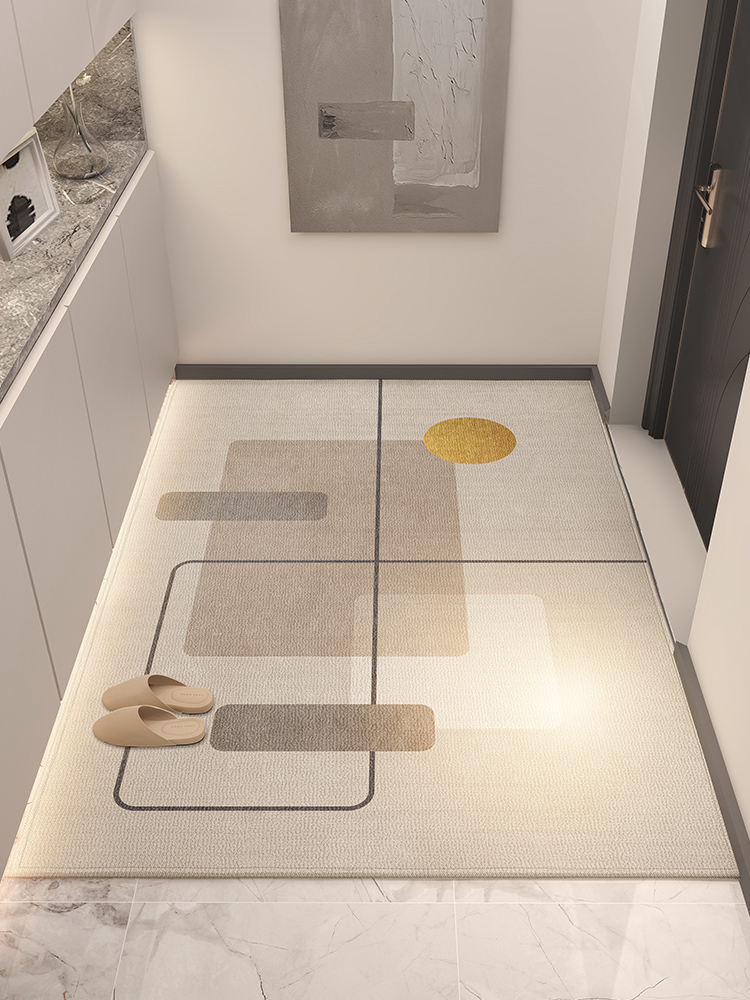 地垫入户门进门地毯门口家用门垫防滑客厅轻奢高级玄关脚垫可裁剪