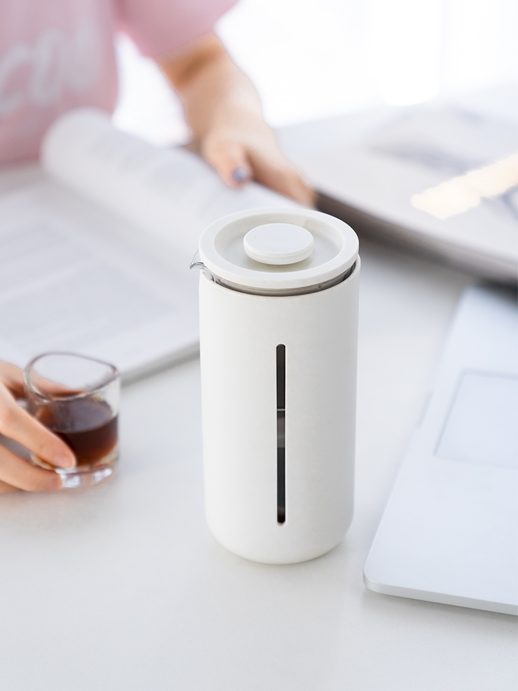 泰摩 小U法压壶 法式家用耐热玻璃咖啡机 手冲过滤咖啡器具 450ML