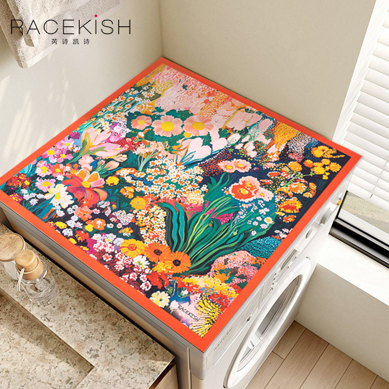 Racekish繁花予瑾硅藻泥垫子3款家居创意桌垫雅致厨房桌面餐垫