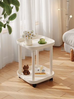 移动边几轻奢高级感客厅可移动茶几现代简约小推车床头置物架边柜