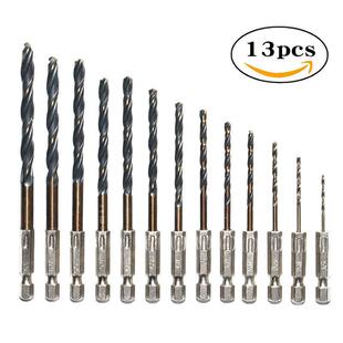 六角柄麻花钻电钻打孔不锈钢钻头工具套组高速网麻花钻头