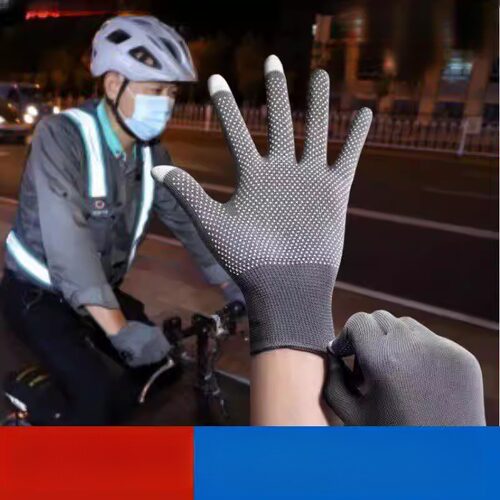 滴滴司机专用灰色手套适合男士时