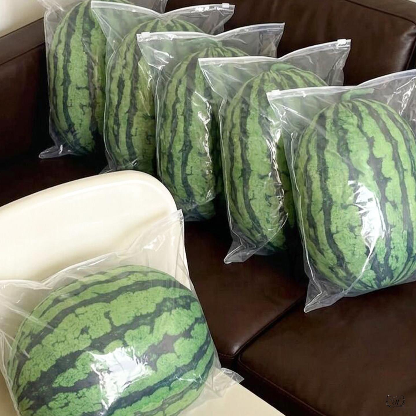 【夏日视觉降温神器】仿真西瓜抱枕水果公仔玩偶沙发靠垫居家摆件