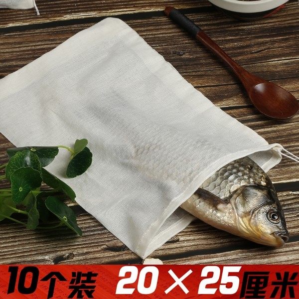 鱼袋网煲汤隔渣袋煲粥 婴儿煲鱼汤袋可重覆卤料袋商用循环过滤袋