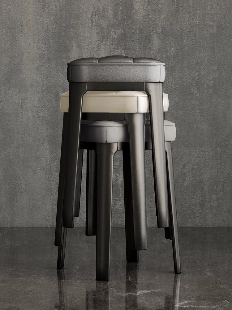 家用客厅椅子轻奢餐椅塑料凳子现代新款简约可叠放餐桌椅2023新款,住宅家具,餐椅,淘宝优惠券,粉丝福利购,淘宝优惠卷