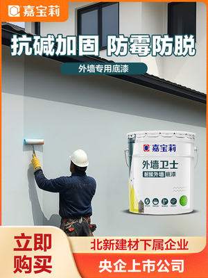 嘉宝莉外墙乳胶漆底漆净味耐候防水防晒自刷涂料户外墙面抗碱墙漆