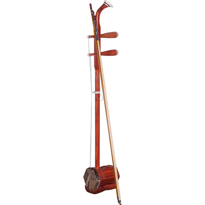 新款红檀木二胡琴学习演奏考级成人儿童红木二胡民族乐器