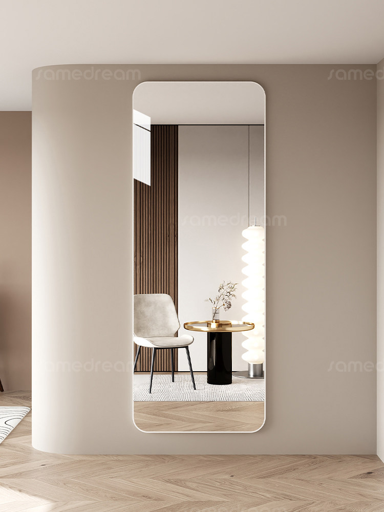 全身镜上墙穿衣镜壁挂式玻璃大镜子挂墙家用试衣定制镜子贴墙自粘,住宅家具,穿衣镜,淘宝优惠券,粉丝福利购,淘宝优惠卷