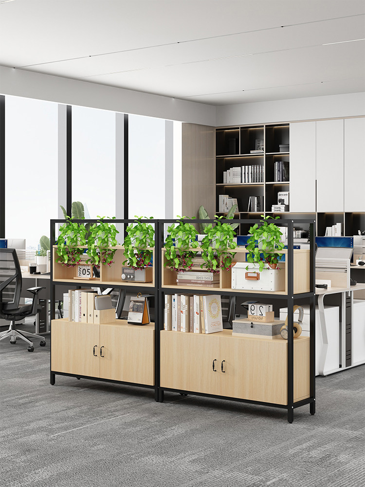 精品隔断花槽柜桌边矮柜文件柜铁艺花架屏风储物柜办公区域矮隔断,商业/办公家具,花槽柜,淘宝优惠券,粉丝福利购,淘宝优惠卷