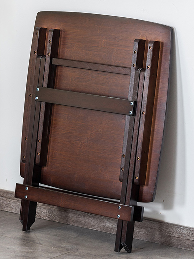 免安装折叠桌家用小户型吃饭桌子实木简易便携式夜市摆摊桌小方桌