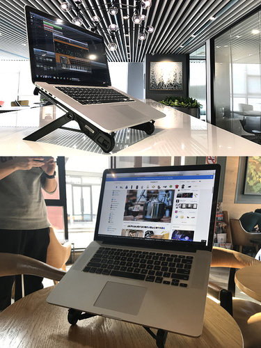 笔记本电脑支架增高折叠桌抬高支撑底座便携颈椎手提收纳NEXSTAND