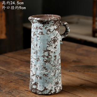 景德镇粗陶高桩复古创意个性多肉植物盆大法师专用老桩盆