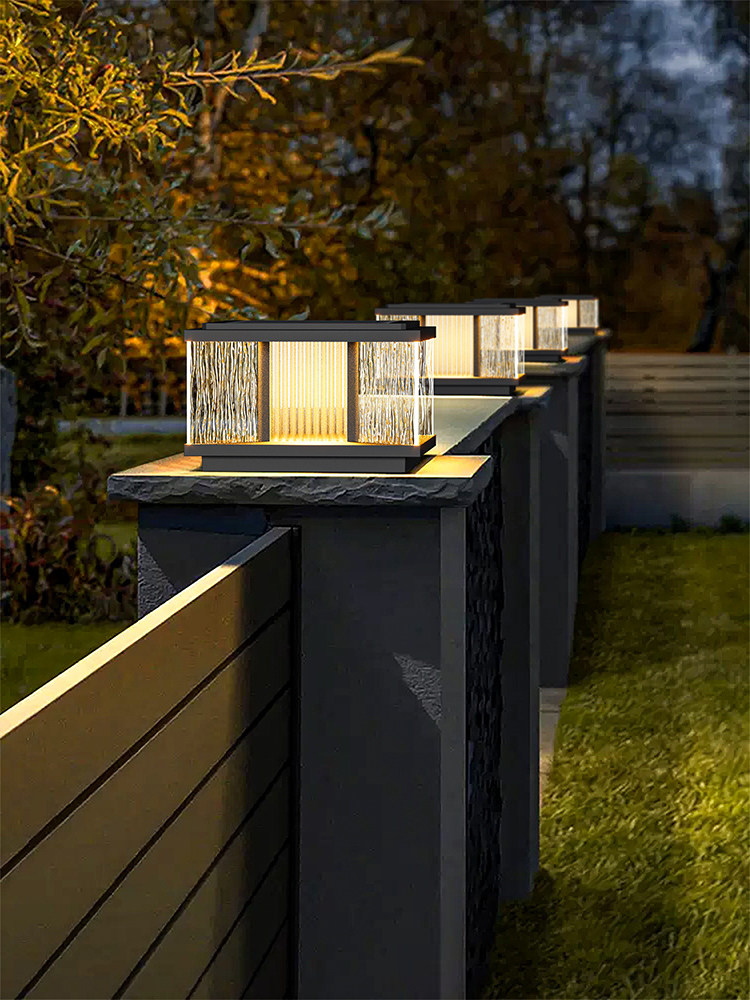 太阳能柱头灯户外庭院别墅大门两侧围墙门柱柱子院子新款院墙柱灯,家装灯饰光源,柱头灯,淘宝优惠券,粉丝福利购,淘宝优惠卷