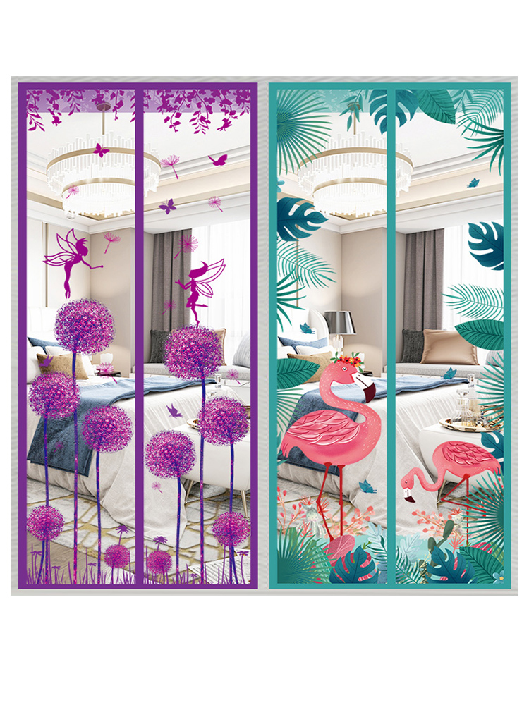 魔术贴防蚊门帘高档磁性纱门家用卧室纱窗防蝇通风夏季隔断免打孔