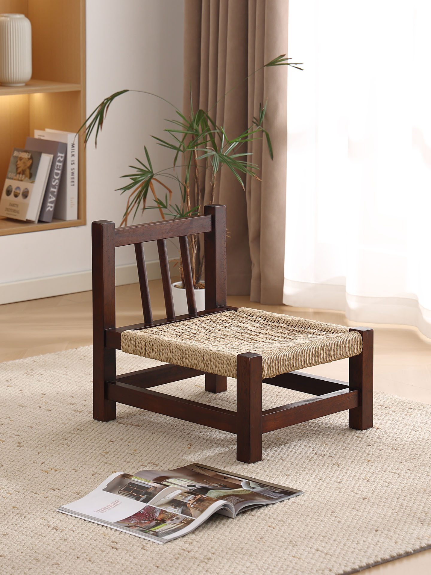 家用实木小方凳客厅茶几餐凳方板凳儿童桌子脚踏门口换鞋凳子矮凳