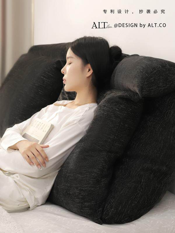 无床头靠垫直接靠墙高级感床上看书大靠背垫榻榻米靠枕软包可拆洗