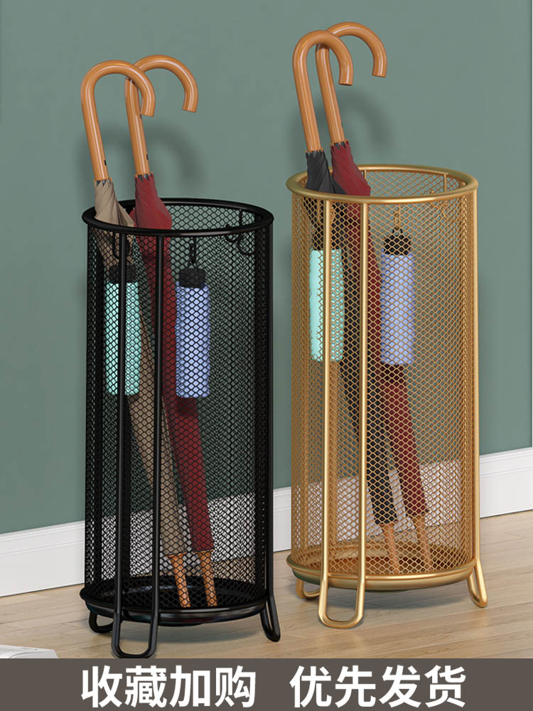 雨伞收纳架雨伞桶家用门口放伞架子商用挂伞沥水伞架置物架大容量