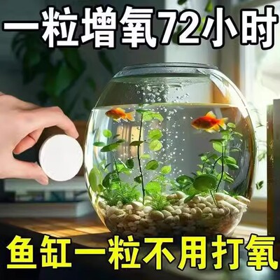 【养鱼不死了】家用增氧颗粒增氧片观赏鱼小金鱼增氧片无需打氧机