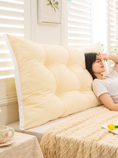公主风新款床头靠垫加高榻榻米软包大靠枕沙发防撞软垫床上靠背